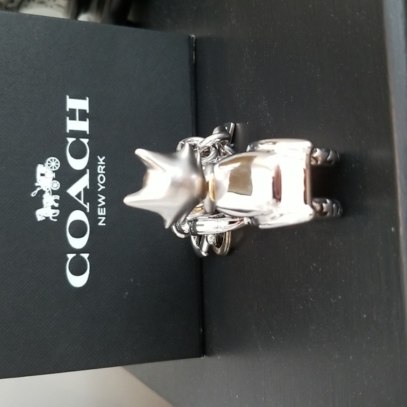 RARE COACH FELIX THE CAT BAG CHARM, KEYCHAIN NWT - Picture 4 of 12